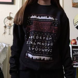 Stranger Things Christmas Crewneck Sweater